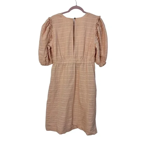 Free People Slow Pace Midi Size Medium Brand New Peach‎ Pink Salmon - Picture 10 of 12